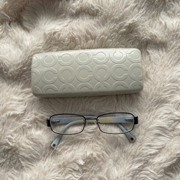 Authentic Coach rectangle prescription glasses. - Picture 3 of 8